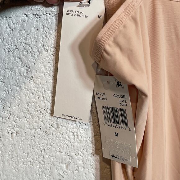 STEVE MADDEN Women's Embossed Stretch Micro Slip SM12120 Tan Medium $72 - Picture 8 of 8